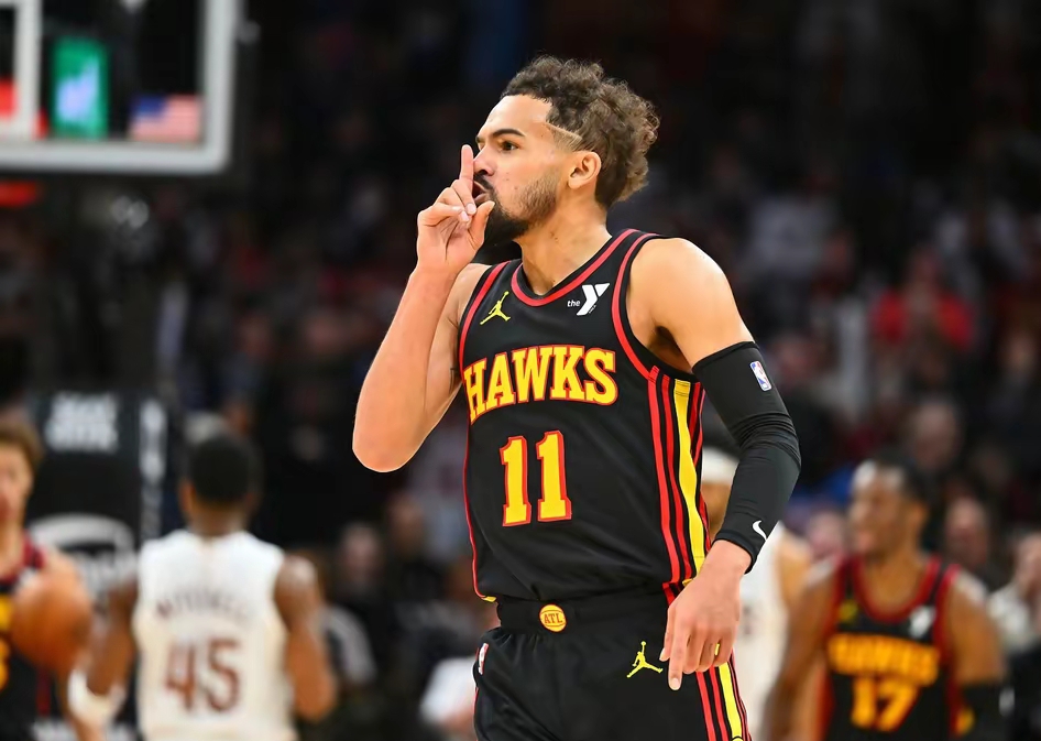 老鹰击败黄蜂，特雷-杨成为最后一击手